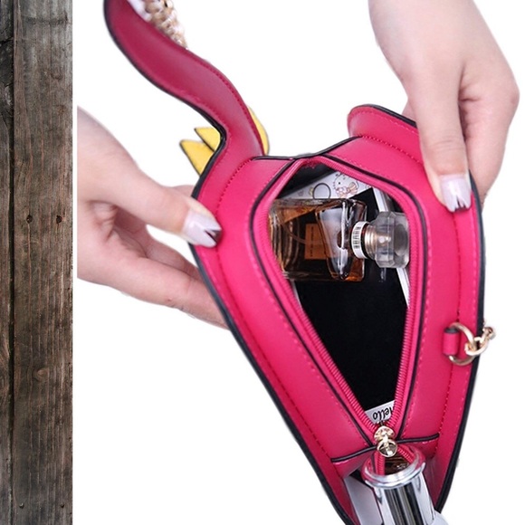 🆕🌸Hot Pink Flamingo Crossbody Clutch Purse!🌸🆕 - Picture 5 of 8